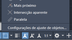 Função Osnap no AutoCAD